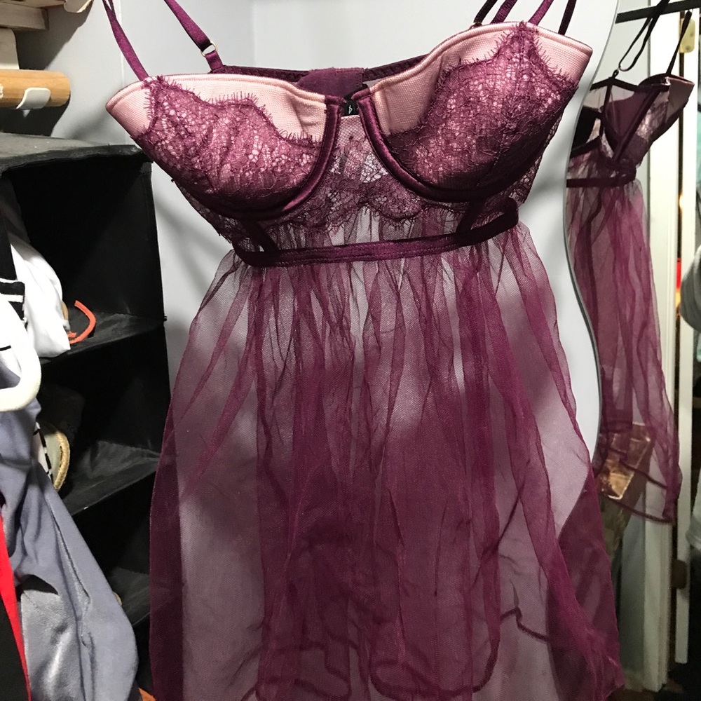 Victoria secret babydoll lingerie